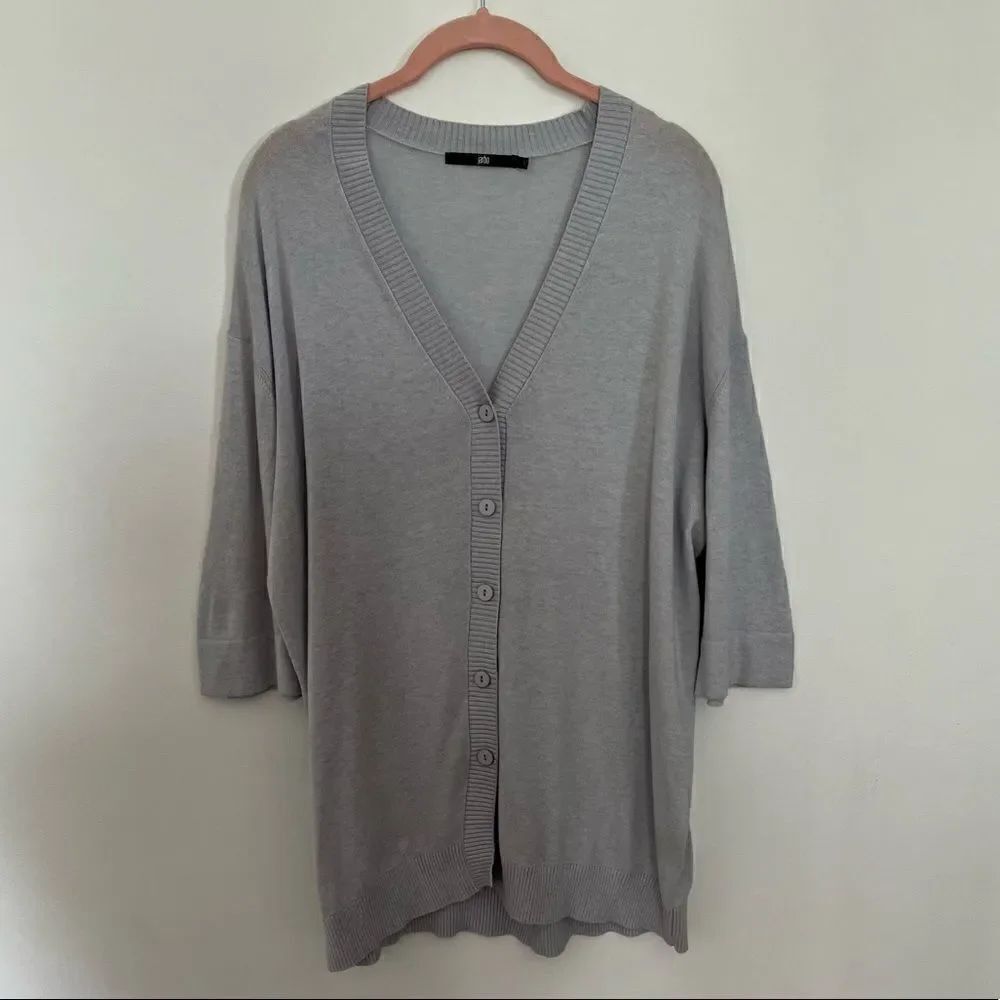 JARBO Oversized Button Cardigan 6-10 - Picture 2 of 10